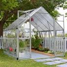 8' x 8' Palram Canopia Balance Silver Greenhouse (2.47m x 2.44m)