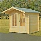 Shire Crinan 2.1m x 2.3m Log Cabin Summerhouse (19mm)