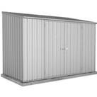 10' x 5' Absco Space Saver Double Door Metal Shed - Zinc (3m x 1.52m)
