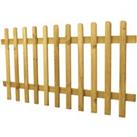 Forest 6' x 3' Wooden Pale Picket Fence Panel (1.8m x 0.9m)
