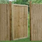 Forest 3' x 6' Featheredge Pressure Treated Wooden Side Garden Gate (0.92m x 1.8m)
