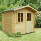 Shire Montford 3.2m x 3.2m Log Cabin Summerhouse (28mm)