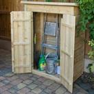 3'6 x 2' Forest Pent Midi Wooden Garden Storage - Outdoor Patio Storage (1m x 0.55m)