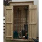 3'6 x 2' Forest Tall Pent Wooden Garden Storage Tool Store - Outdoor Patio Storage (1m x 0.55m)