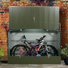 6x3 Trimetals Green 'Protect.a.Cycle' Secure Garden Storage