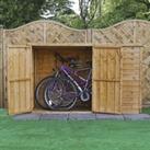 3x6 Mercia Overlap Wooden Pent Bike/ Garden Storage