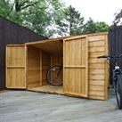 4x6 Mercia Overlap Wooden Pent Bike/ Garden Storage