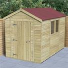 10' x 6' Forest Timberdale 25yr Guarantee Tongue & Groove Pressure Treated Apex Shed (3.06m x 1.