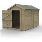 10' x 6' Forest Timberdale 25yr Guarantee Tongue & Groove Pressure Treated Windowless Apex Shed 