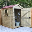 6' x 4' Forest Timberdale 25yr Guarantee Tongue & Groove Pressure Treated Apex Shed (1.93m x 1.3