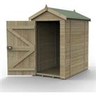 6' x 4' Forest Timberdale 25yr Guarantee Tongue & Groove Pressure Treated Windowless Apex Shed (