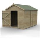10' x 8' Forest Timberdale 25yr Guarantee Tongue & Groove Pressure Treated Windowless Apex Shed 
