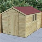 12' x 8' Forest Timberdale 25yr Guarantee Tongue & Groove Pressure Treated Apex Shed (3.65m x 2.