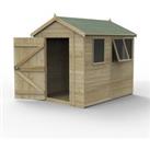 8' x 6' Forest Timberdale 25yr Guarantee Tongue & Groove Pressure Treated Apex Shed ?? 3 Windows