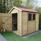 8' x 6' Forest Timberdale 25yr Guarantee Tongue & Groove Pressure Treated Apex Shed (2.47m x 1.9