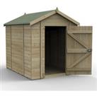 8' x 6' Forest Timberdale 25yr Guarantee Tongue & Groove Pressure Treated Windowless Apex Shed (