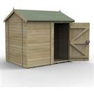 8' x 6' Forest Timberdale 25yr Guarantee Tongue & Groove Pressure Treated Windowless Reverse Ape
