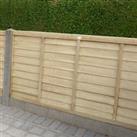 Forest 6' x 3' Pressure Treated Lap Fence Panel (1.83m x 0.91m)