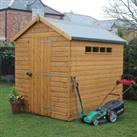 10' x 6' Traditional Shiplap Apex Wooden Security Garden Shed (3.05m x 1.83m)