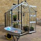 6' x 10' Halls Cotswold Burford Small Greenhouse with Toughened Glass (1.94m x 3.17m)