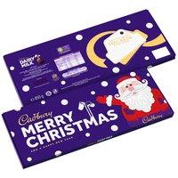 Cadbury Dairy Milk Merry Christmas Gift Chocolate Bar 850g