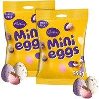 Cadbury Mini Eggs Family Size Bag 256g (Bundle of 2)
