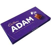 Cadbury Adam Dairy Milk Chocolate Bar with Gift Envelope