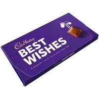 Cadbury Best Wishes Dairy Milk Chocolate Bar with Gift Envelope