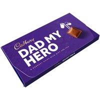 Cadbury Dad my hero Dairy Milk Chocolate Bar with Gift Envelope