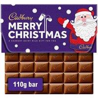 Cadbury Merry Christmas Dairy Milk Chocolate Bar with Gift Envelope