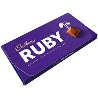 Cadbury Ruby Dairy Milk Chocolate Bar with Gift Envelope