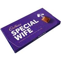 Cadbury Special Wife Dairy Milk Chocolate Bar with Gift Envelope