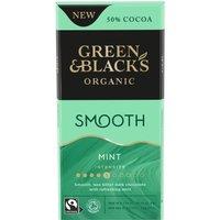 G&B Organic Smooth Mint 50% Dark Chocolate Bar 90g