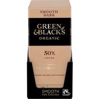 G&B Organic Smooth 50% Dark Chocolate Bar 90g (Box of 15)