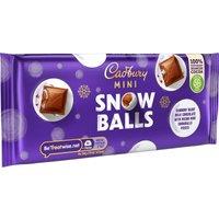 Cadbury Mini Snow Balls Chocolate Bar 110g