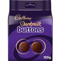 Cadbury Darkmilk Giant Buttons Chocolate Bag 105g (Box of 10)