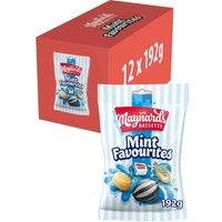 Maynards Bassett's Mint Favourites Sweet Bag 192g Box of 12