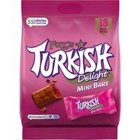 Fry's Turkish Delight Mini Chocolate Bar Bag of 15