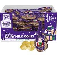 Cadbury Dairy Milk Chocolate Christmas Coins Bag 70g (Box of 54)