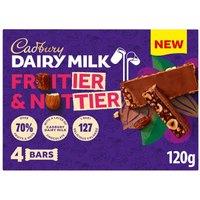 Cadbury Dairy Milk Fruitier & Nuttier Bars (Pack of 4)