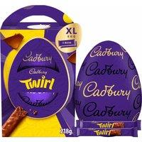 Cadbury Twirl Chocolate Easter Egg 218g XL