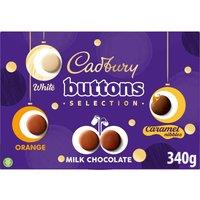 Cadbury Dairy Milk Buttons Selection Box 340g