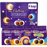 Cadbury Dairy Milk Buttons Selection Box 340g (Box of 7)