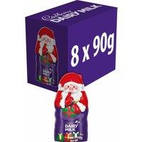 Cadbury Dairy Milk Hollow Chocolate Santa 90g (Box of 8)