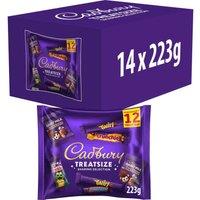 Cadbury Chocolate Treatsize Bars Bag 223g Box of 14