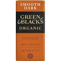 Green & Black's Organic Ginger Dark Chocolate 90g Bar