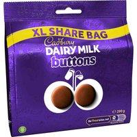 Dairy Milk Giant Buttons Mega Chocolate Share Bag 290g