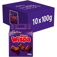 Cadbury Bitsa Wispa Chocolate Bag 100g (Box of 10)