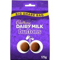 Dairy Milk Giant Buttons Chocolate Share Bag 175g