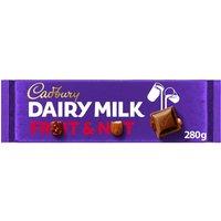 Cadbury Dairy Milk Fruit & Nut Chocolate Bar 280g